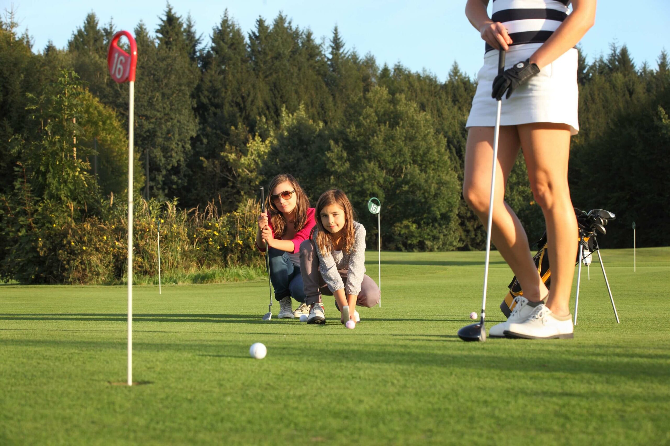 Familie am Golfplatz Bad Griesbach