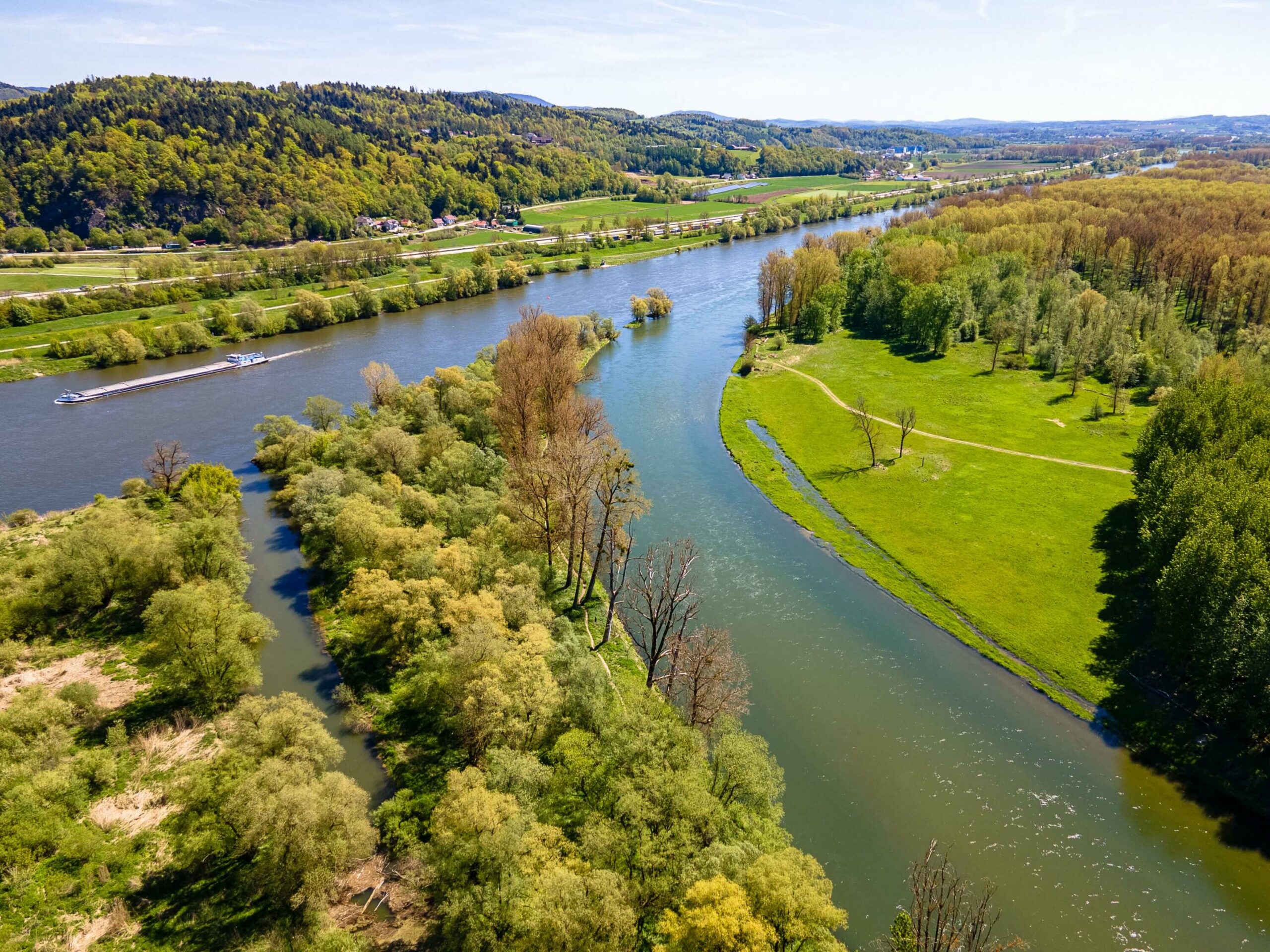 Auenland von Oben